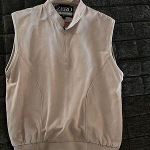 Women's Tan Zero Microsuede 1/4 Zip Vest
